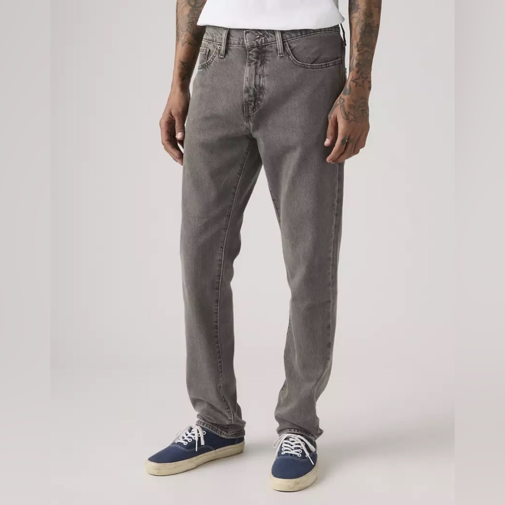 Levi's Men's Premium Power Lines Dark Gray 34x34 511 Jeans